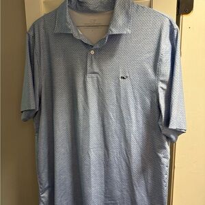 Vineyard Vines Blue Polo Shirt Classic Style